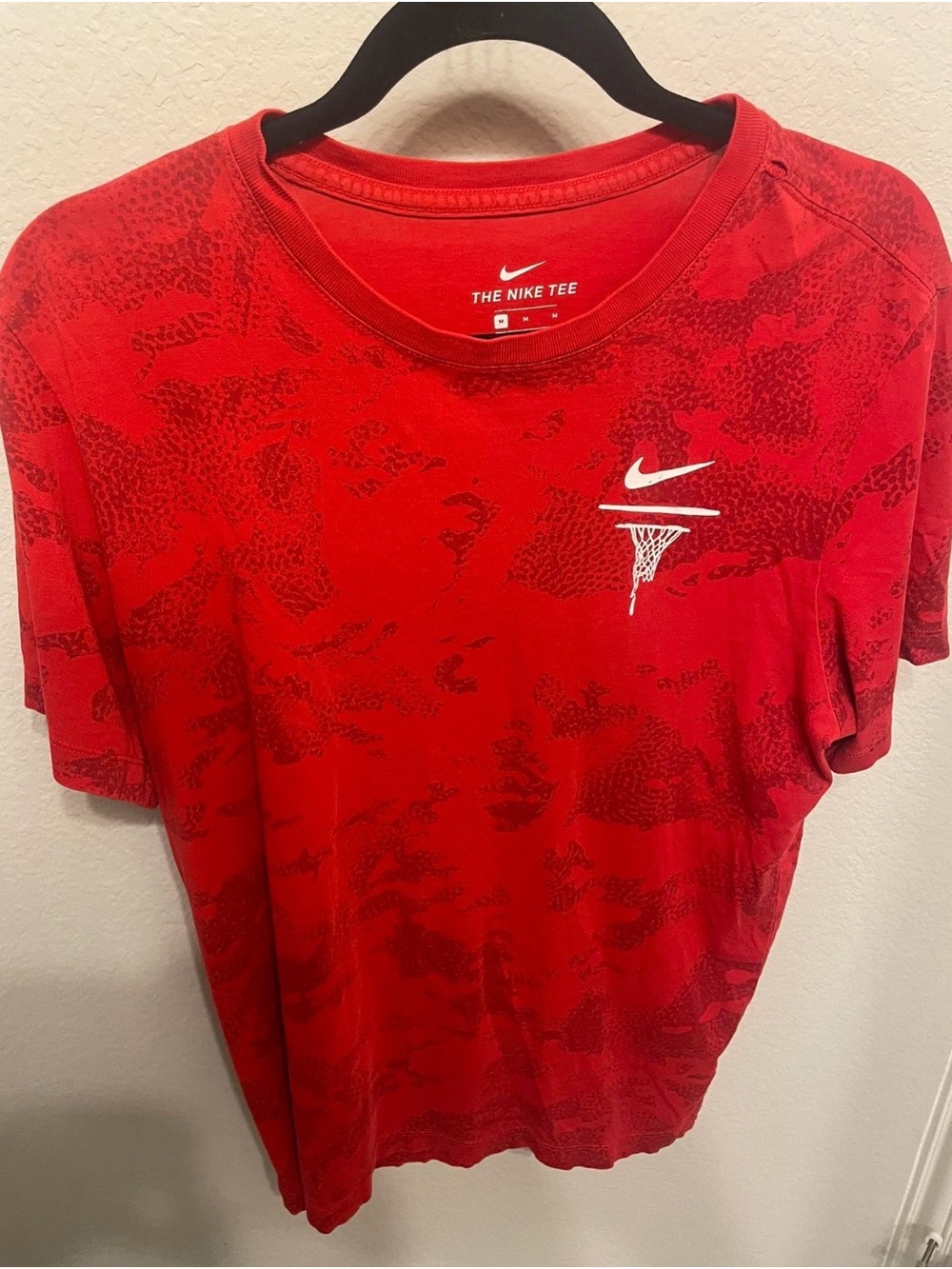 Nike Red Men's Basketball Graphic Tee